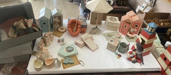 Maileg Beach Set Towel Goggles And Swim Shorts Mice