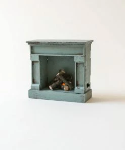 Maileg Fireplace - Blue