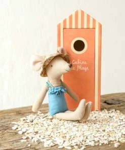Maileg Beach Mice - Mum In Cabin De Plage