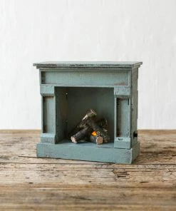 Maileg Fireplace - Blue