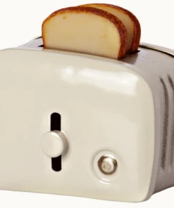 Maileg Off White Miniature Toaster and Bread Toy