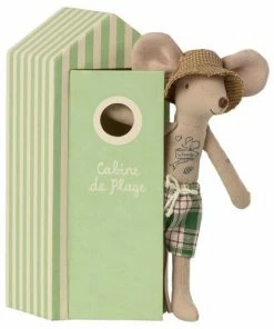 Maileg Beach Mouse Dad In Cabin