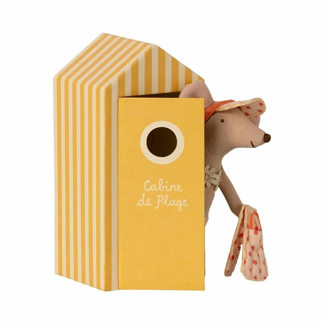 Maileg Beach Mice Big Sister In Cabin De Plage