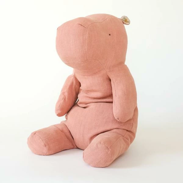 Maileg Big Hippo Toy Dusty Rose