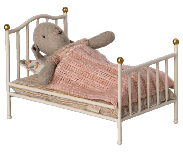 Maileg Vintage Bed Micro Off White
