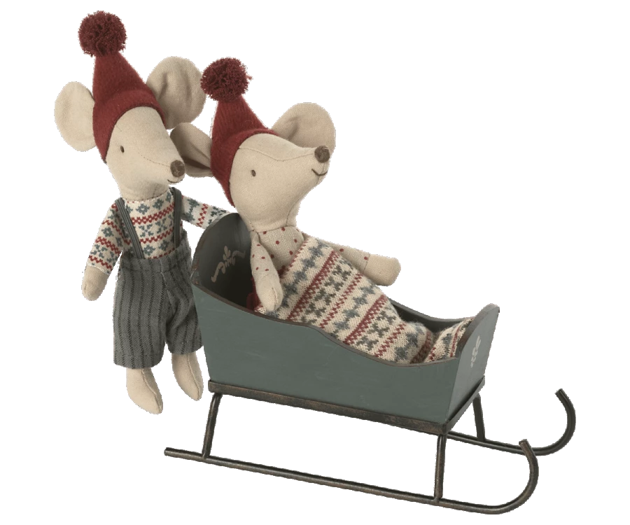 Maileg Mouse Sleigh