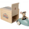 Maileg Mouse Car With Garage - Blue