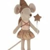 Maileg Tooth Fairy Mouse In Matchbox Rose