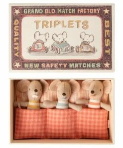 Maileg Topolini Triplet In Scatola