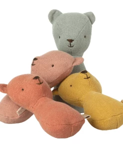 Maileg Teddy Rattle - Dusty Coral