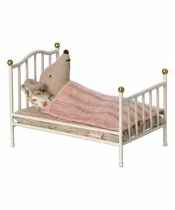Maileg Vintage Bed - Mouse Off-white