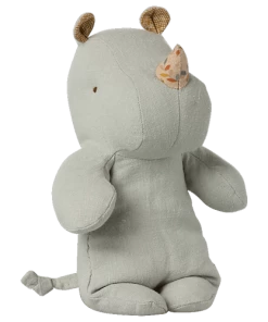 Maileg Safari Friends Small Rhino - Pigeon Blue
