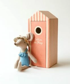 Maileg Beach Mice - Mum In Cabin De Plage
