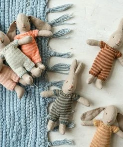 Maileg Micro Bunny Or Rabbit Toy & Knitted Suit