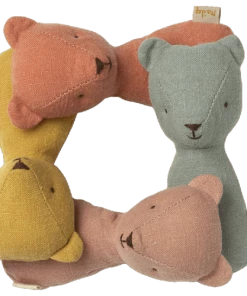 Maileg Teddy Rattle - Old Rose