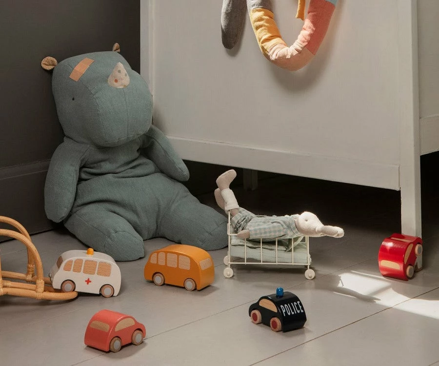 Maileg Red Wooden Car