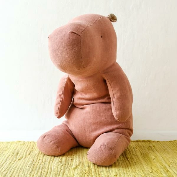 Maileg Big Hippo Toy Dusty Rose
