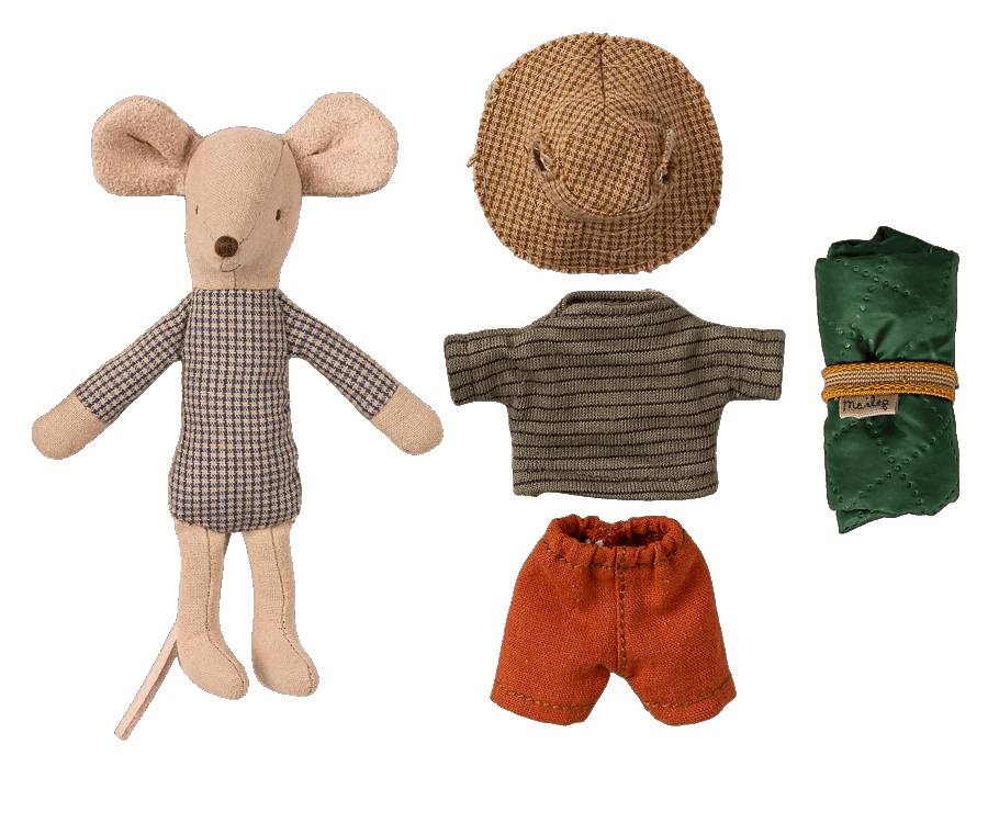 Maileg Big Brother Hiker Mouse