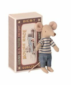 Maileg Big Brother Mouse In Matchbox