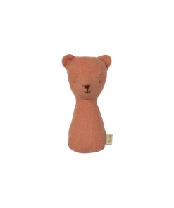 Maileg Coral Teddy Lullaby Rattle