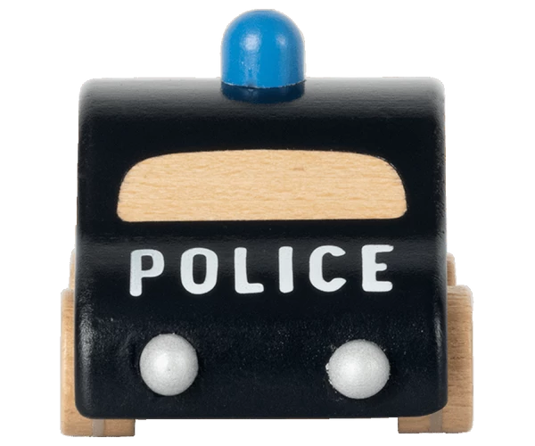 Maileg Wooden Police Car