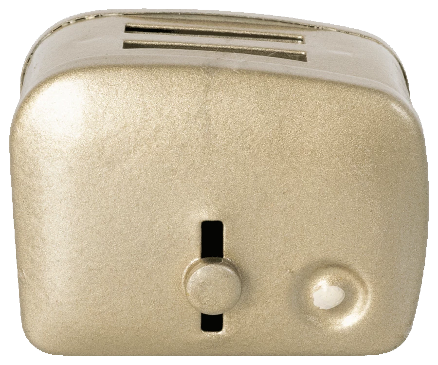 Maileg Miniature Toaster And Bread Silver
