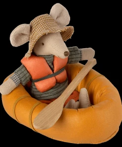 Maileg Mouse Rubber Boat Dusty Yellow