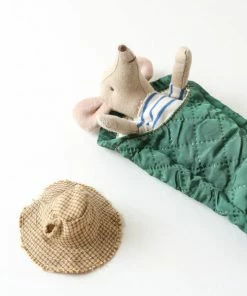 Maileg New Hiker Mouse - Big Brother With Sleeping Bag