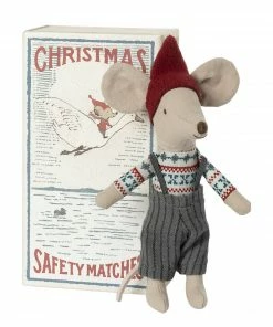 Maileg Christmas Mouse In Matchbox Big Brother