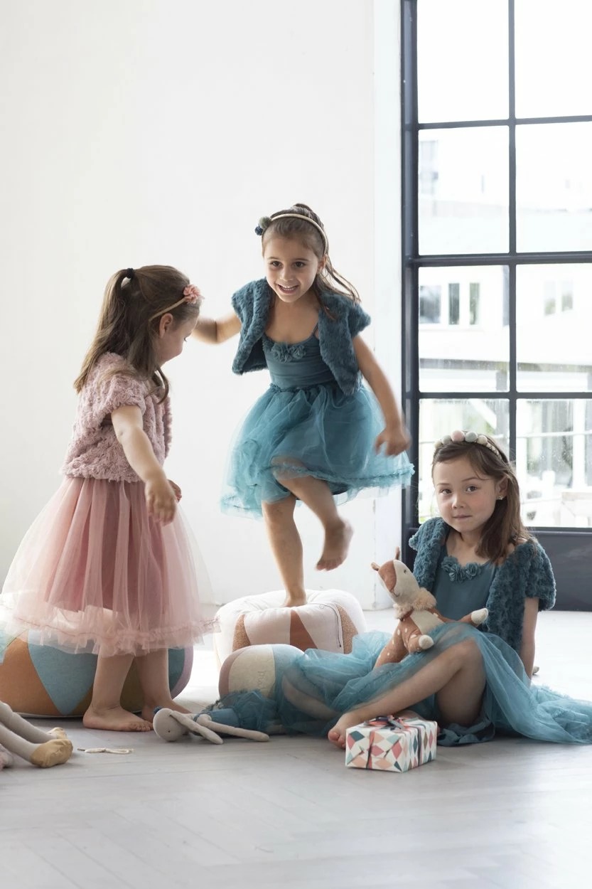 Maileg Ballerina Dress Petrol