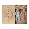 Maileg Mum & Dad Cigar Box Mice