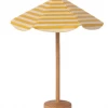 Maileg Beach Umbrella - Yellow Stripe