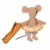 Maileg Beach Mice Little Brother In Cabin De Plage