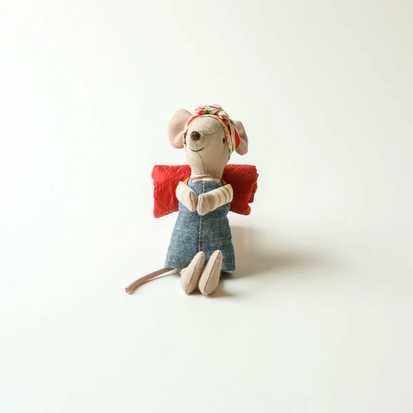 Maileg New Hiker Mouse - Big Sister With Sleeping Bag