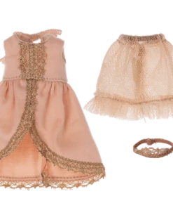 Maileg Princess Dress For Big Sister Mouse Rose