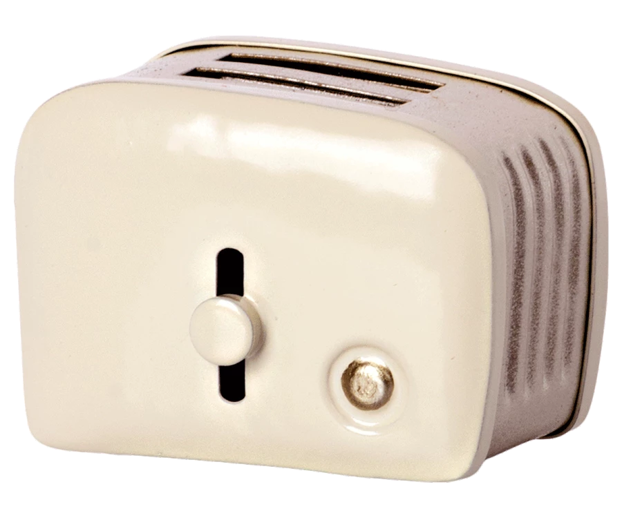 Maileg Miniature Toaster And Bread Off White