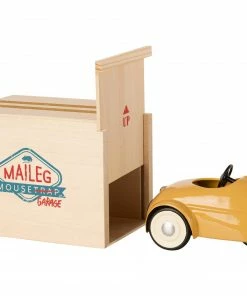 Maileg Mouse Car With Garage Yellow Maileg