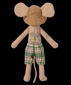 Maileg Beach Mice Dad In Cabin De Plage