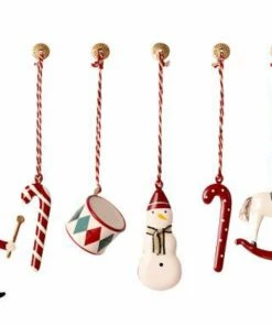 Maileg Set Of 6 Decorations In A Box