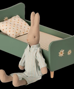 Maileg Wooden Bed Mini Mint Blue