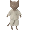 Maileg Gattino Grigio In Pigiama