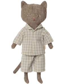 Maileg Gattino Grigio In Pigiama