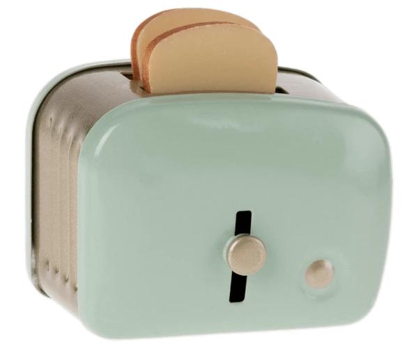 Maileg Miniature Toaster & Bread - Mint