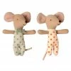 Maileg Baby Mice Twins In Matchbox