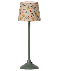 Maileg Miniature Floor Lamp - Dark Mint