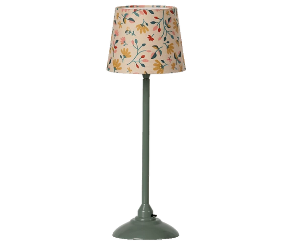 Maileg Miniature Floor Lamp - Dark Mint