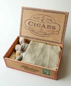 Maileg Mum & Dad Mice In Cigarbox Toy