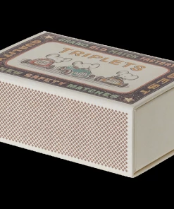 Maileg Triplets, Baby Mice In Matchbox