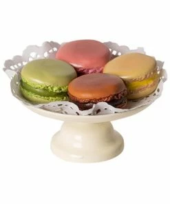 Maileg Macarons And Cake Stand Set