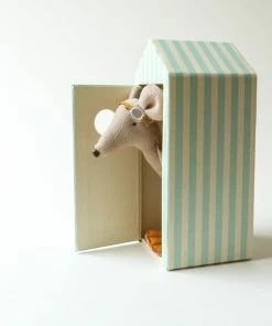 Maileg Beach Mice - Big Brother In Cabin De Plage Toy